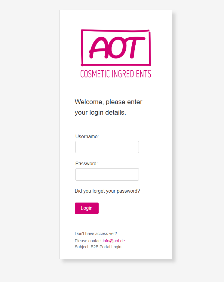 WEB-SHOP - LOG IN